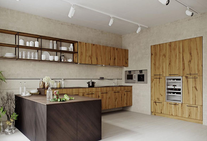 Современная кухонная мебель 2019